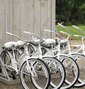 Bike rentals to check out and explore the island, one of the best things to do in Martha's Vineyard for solo travelers.